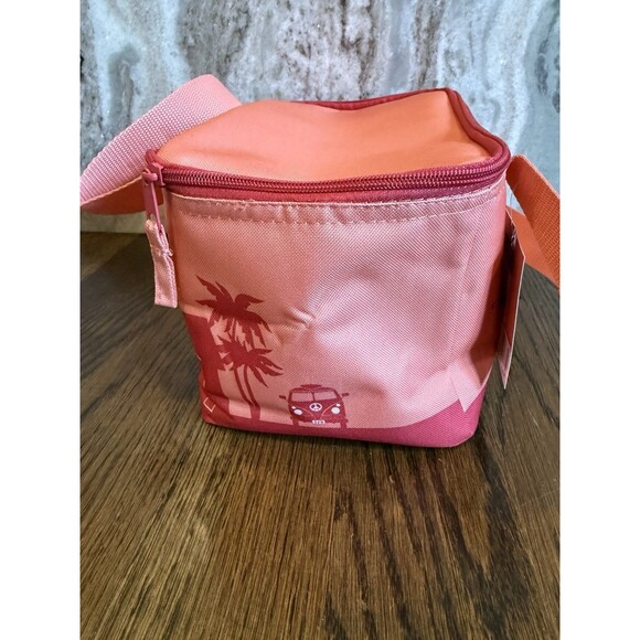 Trader Joe's Bag PEACH Mini Insulated Lunch Tote Bag NEW Quick Shipping - Picture 4 of 7